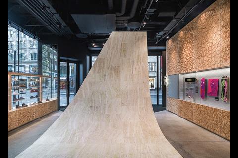 Vans Oxford Street incorporates skateable architecture